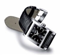 Armbanduhr Eberhard Dame Les Courbees in Stahl 61007 - 61007
